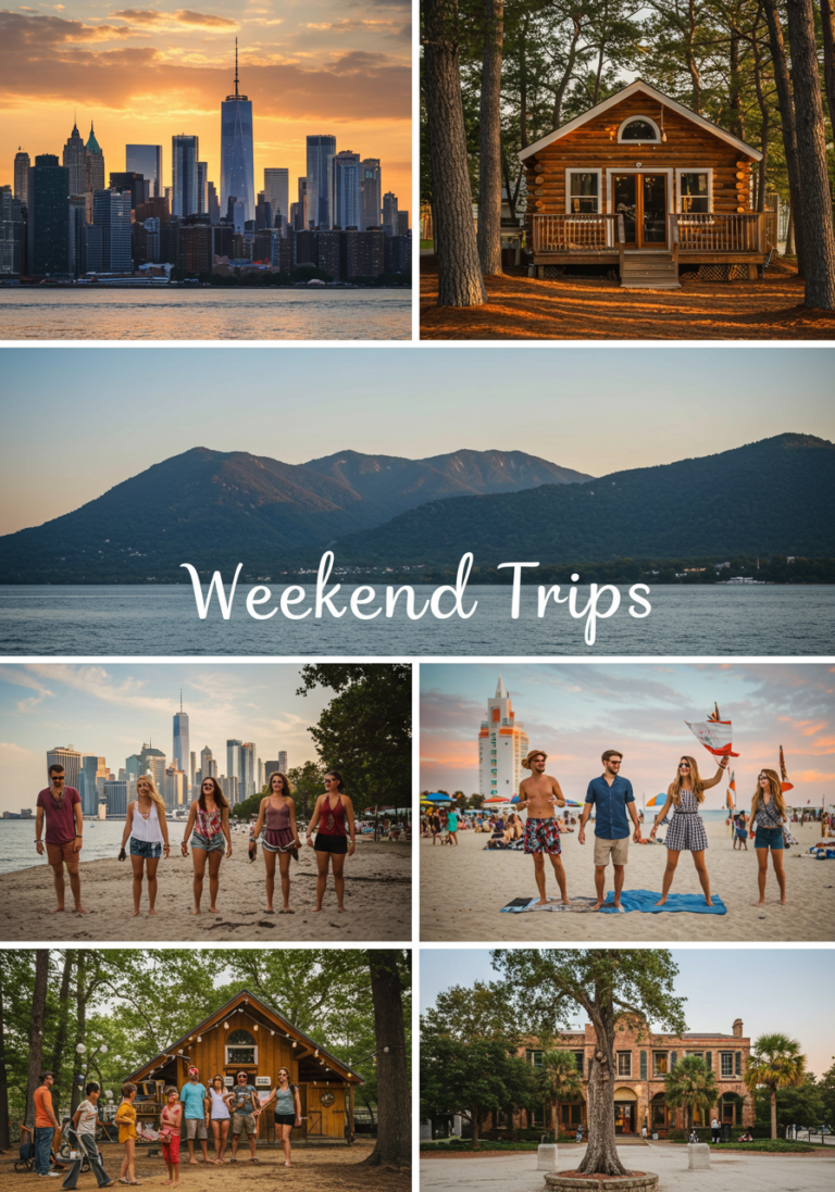weekend trips in the US