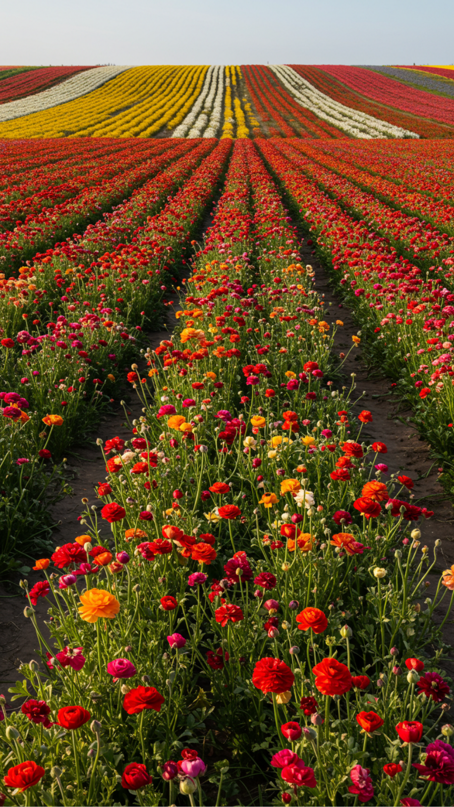 Visit the Colorful Flower Fields of Carlsbad Ranch in Spring