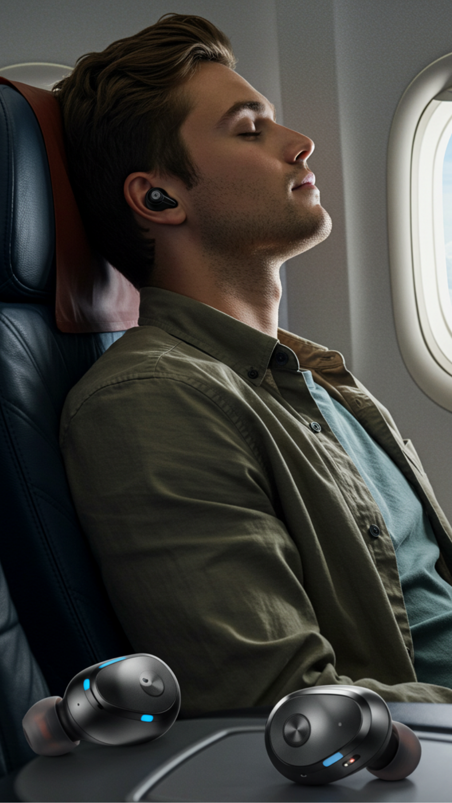 Noise-Canceling Earbuds: Travel Comfortably on Long Flights